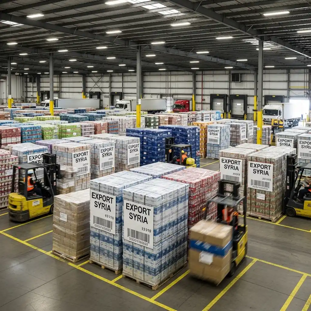 شحن تجاري من تركيا إلى سوريا